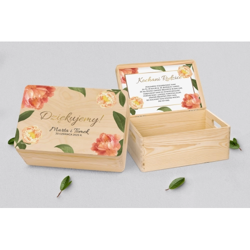 Skrzyneczka dla Rodziców - naturalna Dream Motyw 5