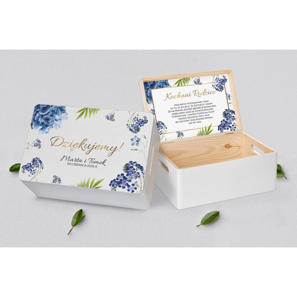 Skrzyneczka dla Rodziców - biała Dream Motyw 4