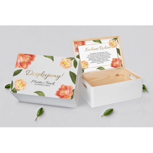 Skrzyneczka dla Rodziców - biała Dream Motyw 5