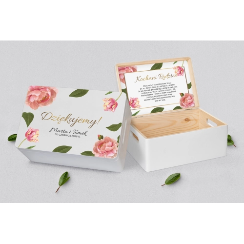 Skrzyneczka dla Rodziców - biała Dream Motyw 6