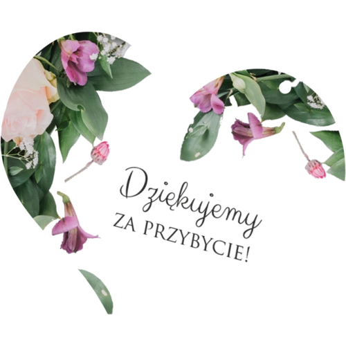 Breloki z&nbsp;Nadrukiem - Serce Soft Motyw 6