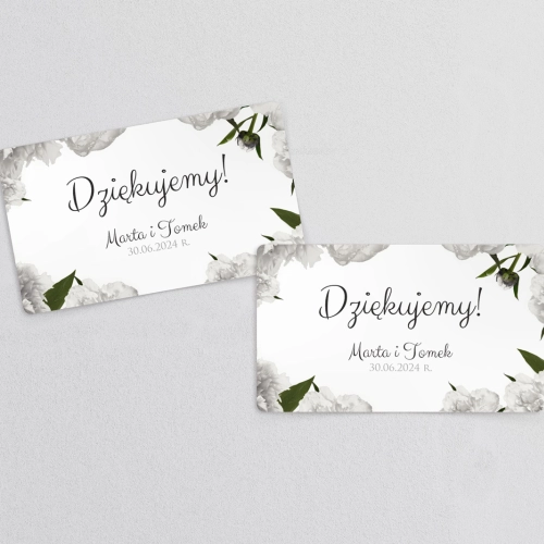 Naklejki na słoiczki weselne Soft - Arkusz 21 szt Motyw 3