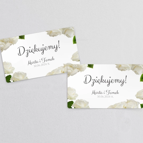 Naklejki na słoiczki weselne Soft - Arkusz 21 szt Motyw 4