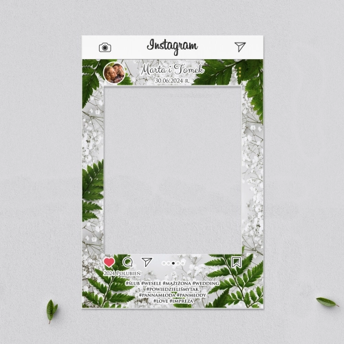 Ramka do zdjęć - Instagram Soft Motyw 2