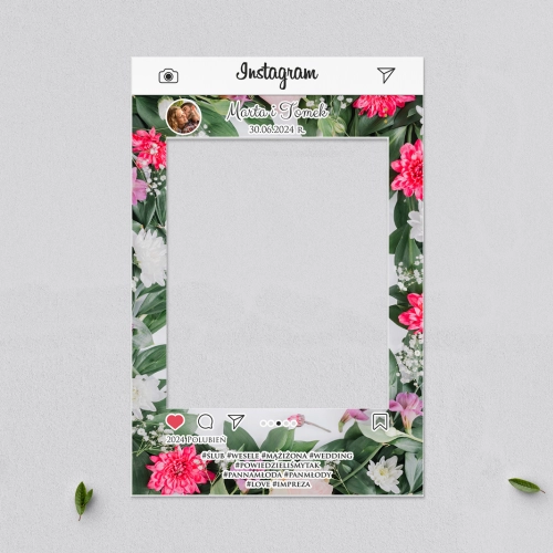 Ramka do zdjęć - Instagram Soft Motyw 6