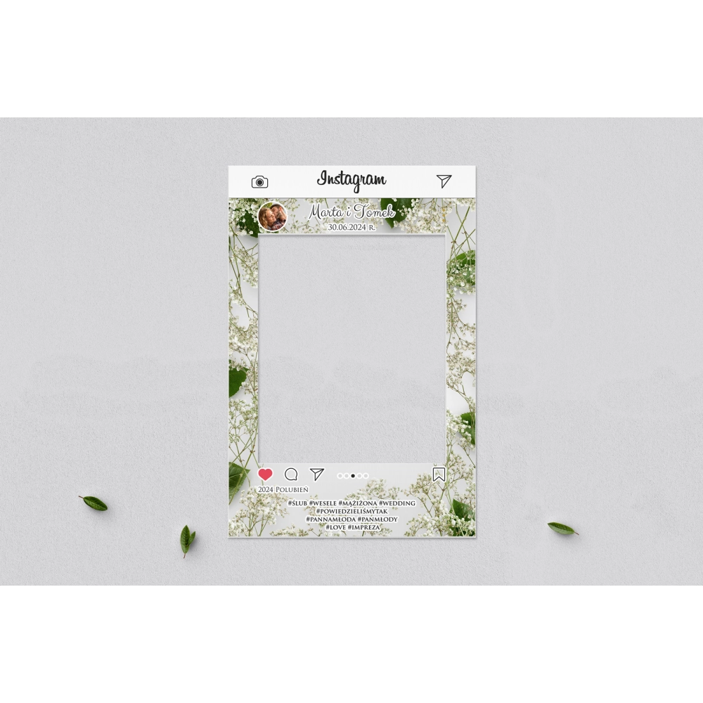 Ramka do zdjęć - Instagram Soft Motyw 7