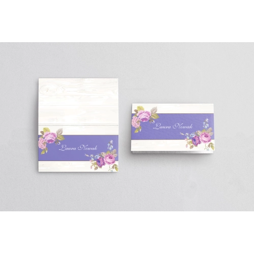 Winietki ślubne składane Biała Stodoła - Motyw 6