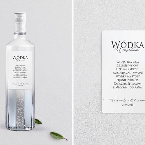 Naklejki na alkohol - Minimalistyczne Motyw 2