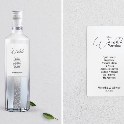 Naklejki na alkohol - Minimalistyczne Motyw 3