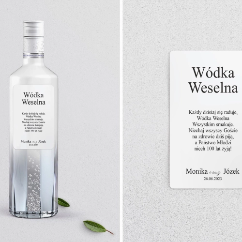 Naklejki na alkohol - Minimalistyczne Motyw 6