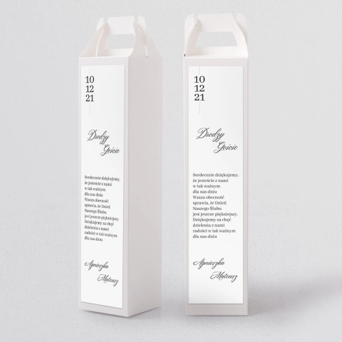 Pudełko na alkohol Minimalistyczne Motyw 4