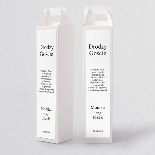Pudełko na alkohol Minimalistyczne Motyw 6