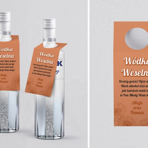 Zawieszka na alkohol oczko Sunflowers Motyw 2