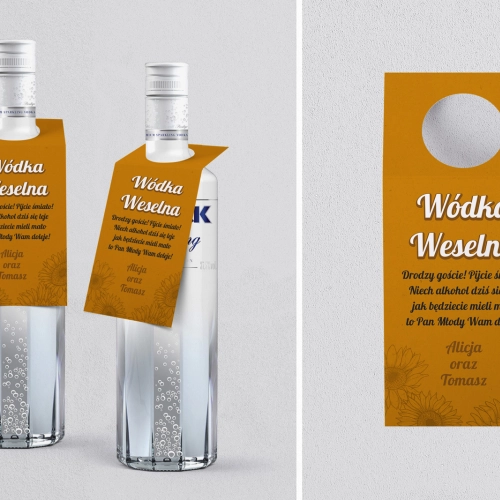 Zawieszka na alkohol oczko Sunflowers Motyw 3