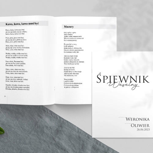 Śpiewnik Weselny - Minimalistyczne Motyw 2