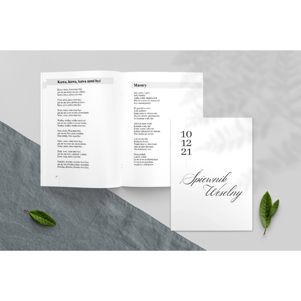 Śpiewnik Weselny - Minimalistyczne Motyw 4