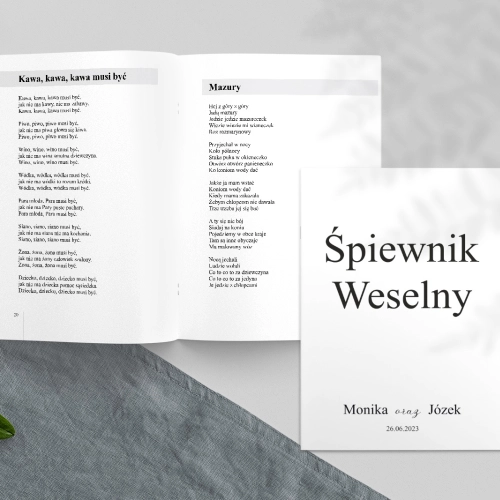 Śpiewnik Weselny - Minimalistyczne Motyw 6
