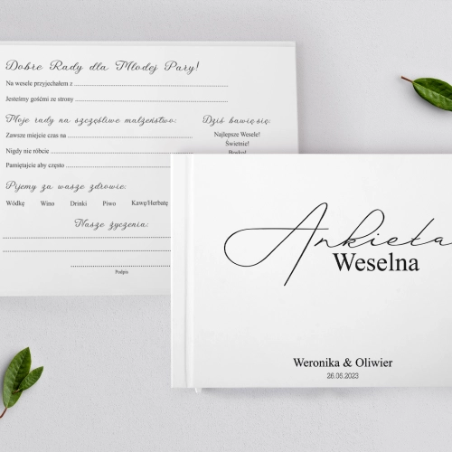 Ankieta Weselna - Minimalistyczne Motyw 3