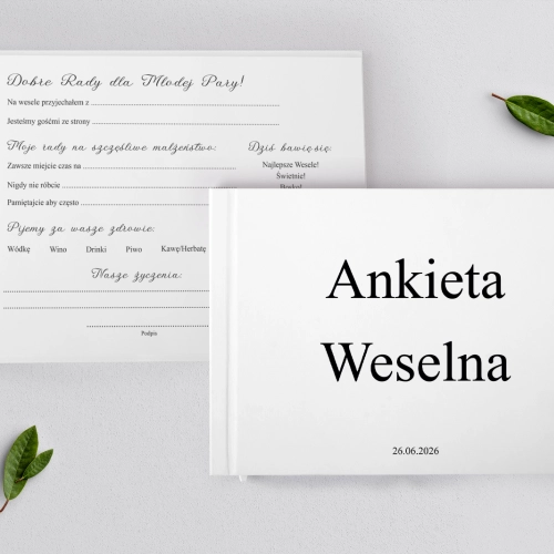 Ankieta Weselna - Minimalistyczne Motyw 6