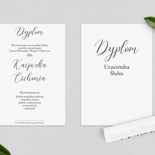Dyplomy dla Dzieci - Minimalistyczne Motyw 1