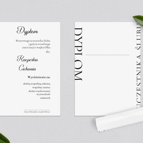 Dyplomy dla Dzieci - Minimalistyczne Motyw 5