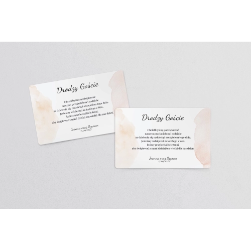 Naklejki na ciasto weselne Watercolor Wedding Motyw 1