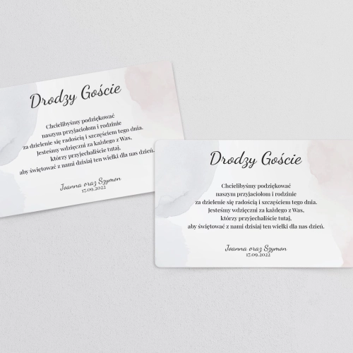 Naklejki na ciasto weselne Watercolor Wedding Motyw 2