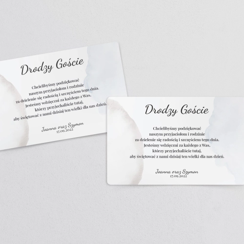 Naklejki na ciasto weselne Watercolor Wedding Motyw 3