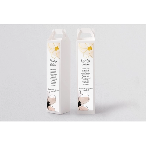 Pudełko na alkohol Watercolor Wedding Motyw 1