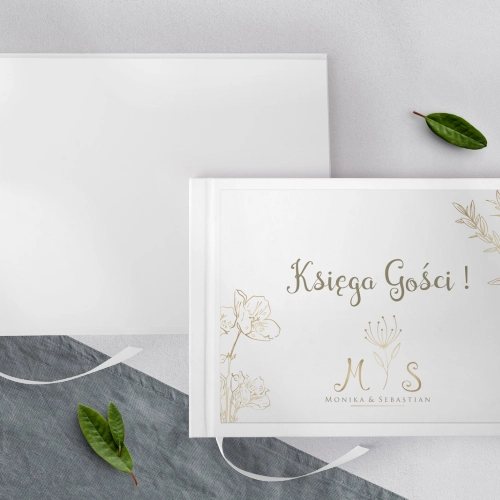 Księga Gości Weselnych Fiori Motyw 3