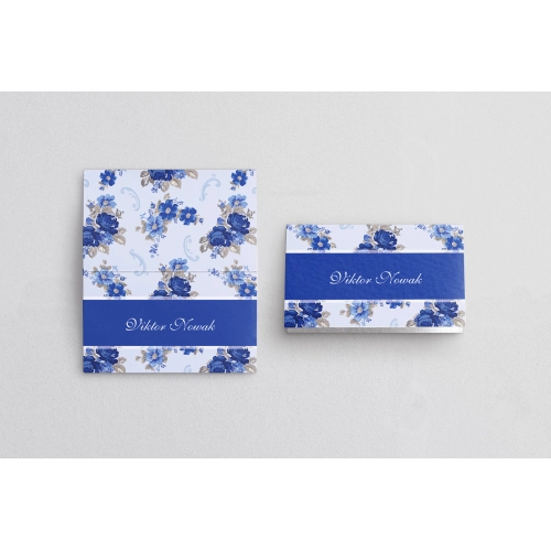 Winietki ślubne składane Kwiatowe Pole - Motyw 4