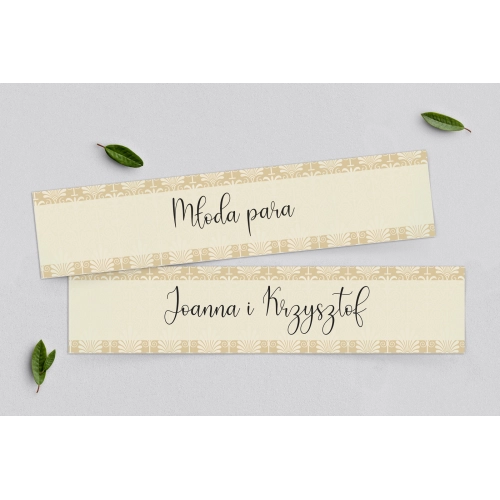 Tablice Rejestracyjne 2 szt. - Vintage Motyw 1