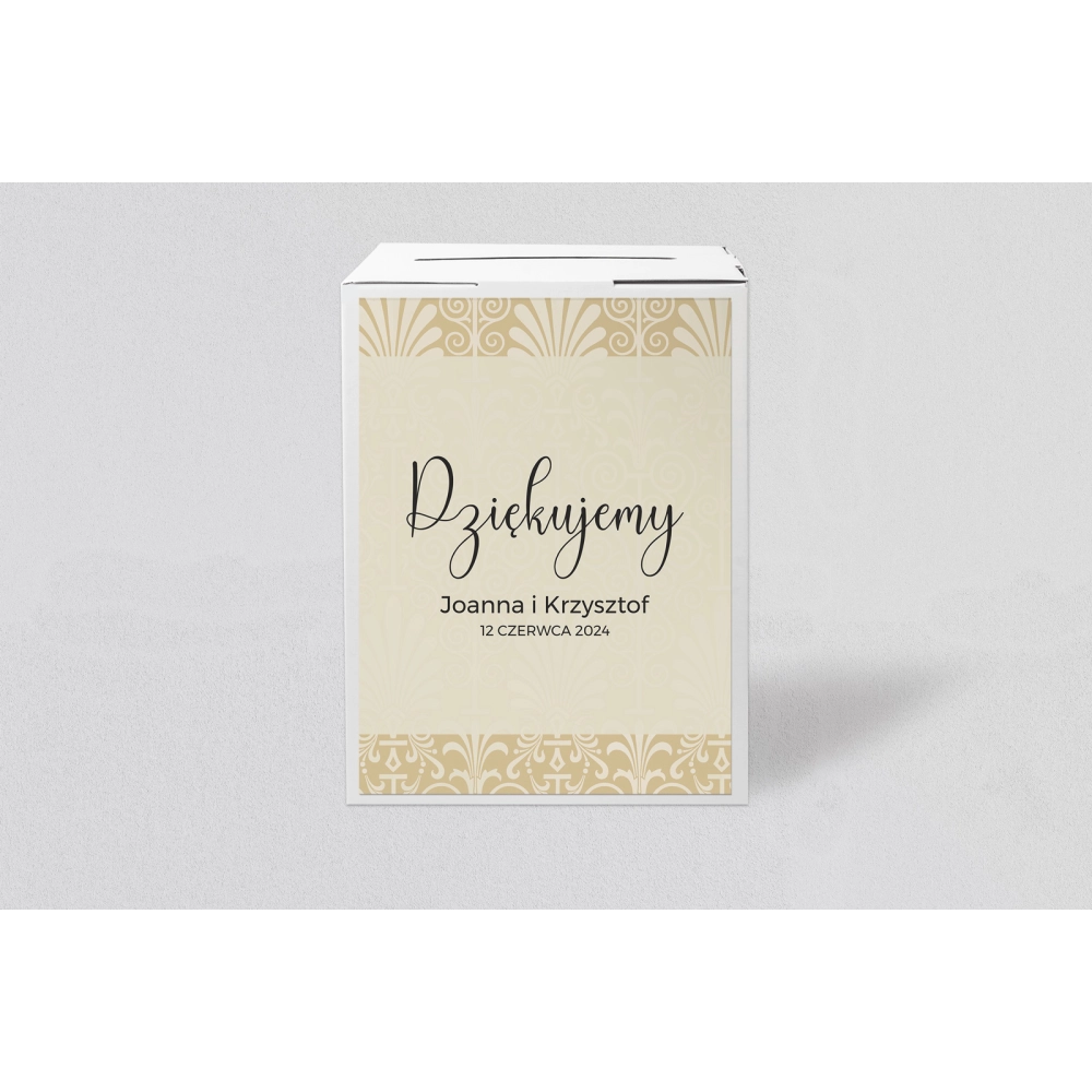 Pudełko na koperty i&nbsp;pieniądze Vintage Motyw 1