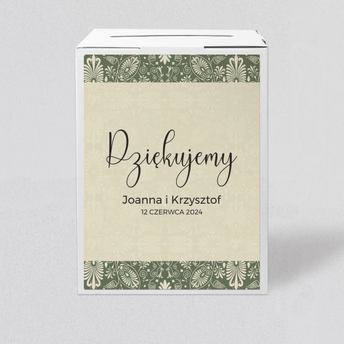 Pudełko na koperty i pieniądze Vintage Motyw 2
