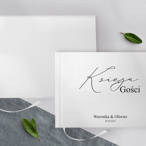 Księga Gości Weselnych Minimalistyczne Motyw 3
