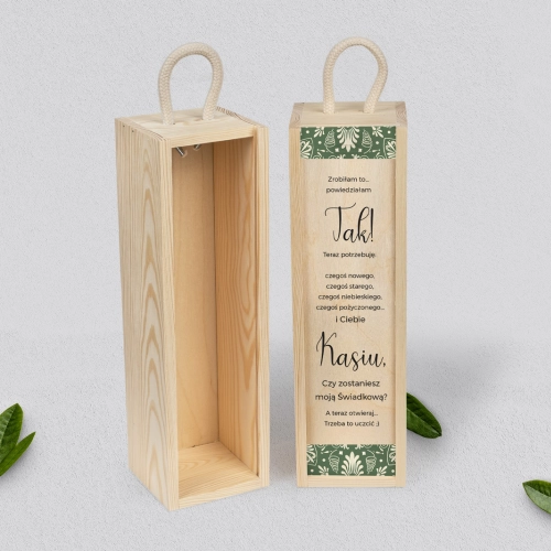 Prośba o Świadkowanie - SNW naturalna Vintage Motyw 2