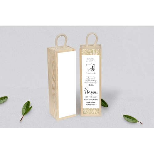 Prośba o&nbsp;Świadkowanie - SNW Akryl naturalna Vintage Motyw 1