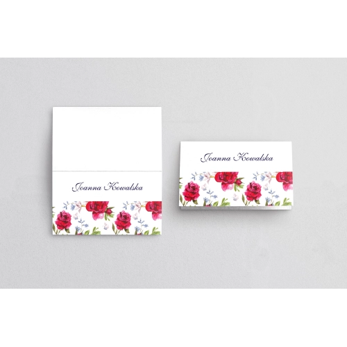 Winietki ślubne składane Laura - Motyw 3