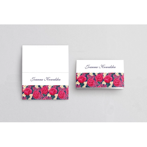 Winietki ślubne składane Laura - Motyw 4