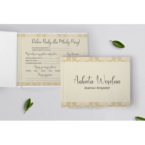 Ankieta Weselna - Vintage Motyw 1