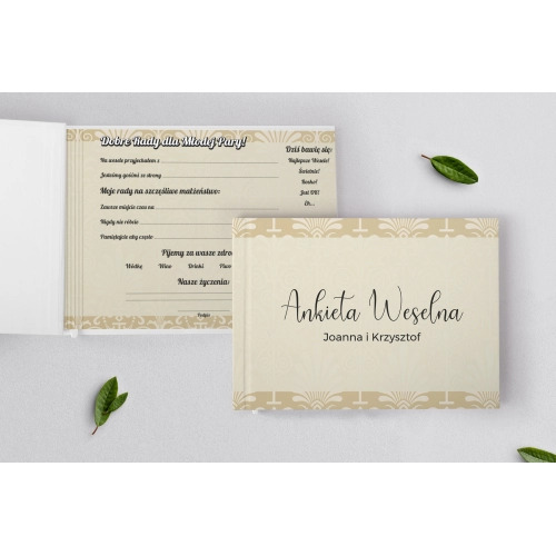 Ankieta Weselna - Sunflowers Motyw 1