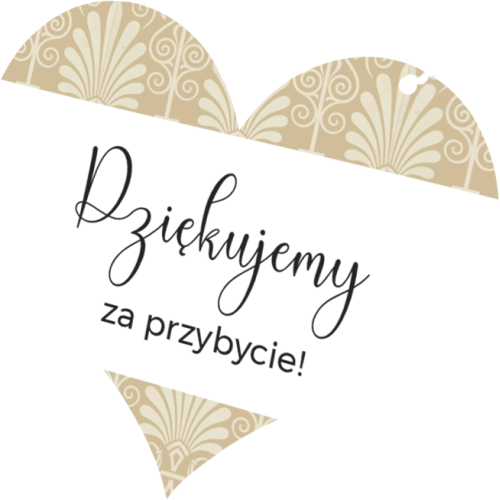 Breloki z&nbsp;Nadrukiem - Serce Vintage Motyw 1