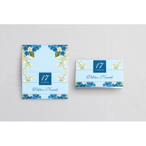 Winietki ślubne składane Nasz Dzień - Motyw 3