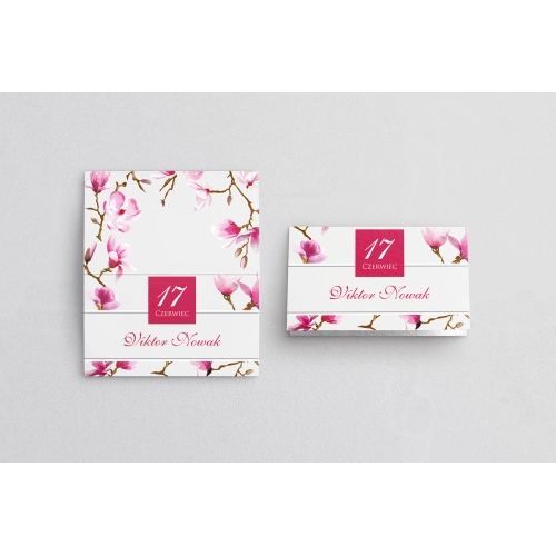 Winietki ślubne składane Nasz Dzień - Motyw 5