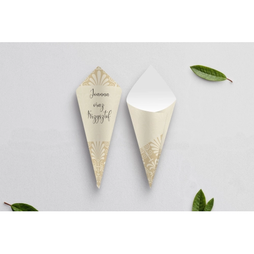 Rożek Weselny - Vintage Motyw 1