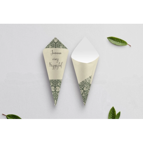 Rożek Weselny - Vintage Motyw 2