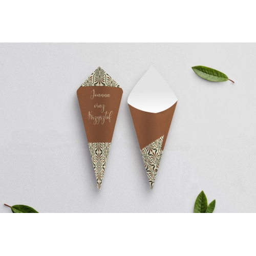 Rożek Weselny - Vintage Motyw 3