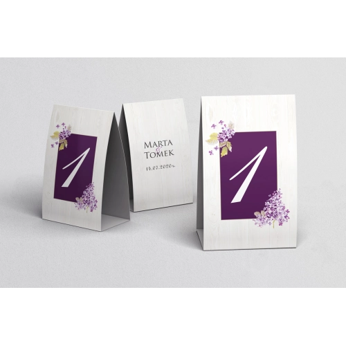 Numerki na stół Biała Stodoła - Motyw 1