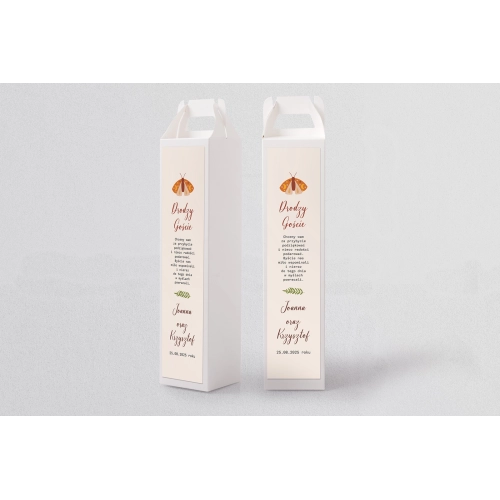 Pudełko na alkohol Butterflies - Motyw 3