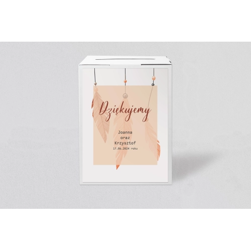 Pudełko na koperty i pieniądze Butterflies - Motyw 1